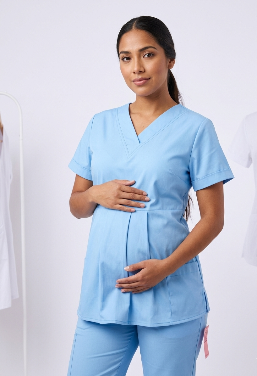 Scrub Quirúrgico de Maternidad  Modelo Dulce espera.
