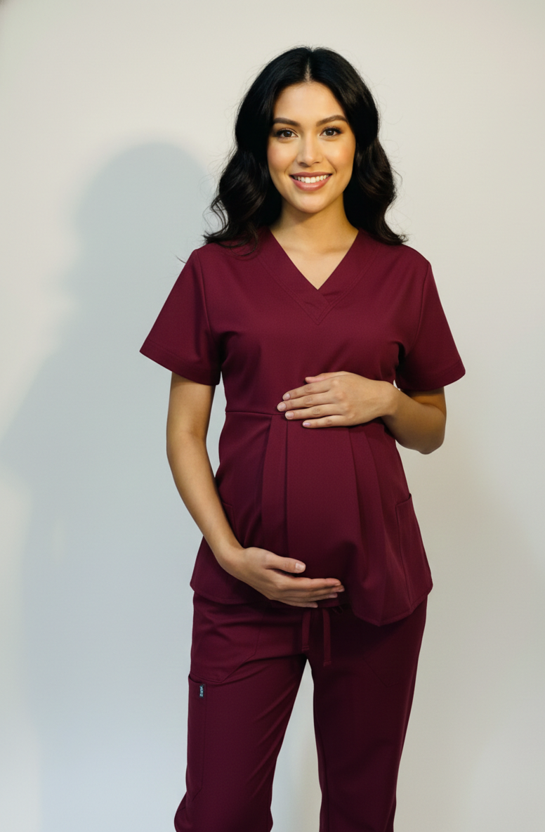 Scrub Quirúrgico de Maternidad  Modelo Dulce espera