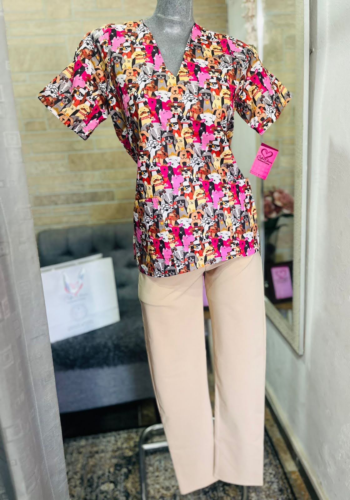 Conjunto Aletorio Estampado Caballero Nelida