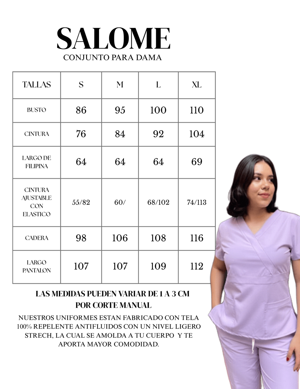 Modelo Salome, Bello y ultra femenino diseño!